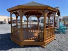 12'x12' Wooden Octagon Gazebo with single roof from Pine Creek Structures in Harrisburg, PA 